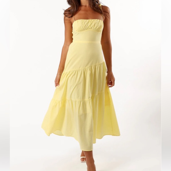 Petal & Pup Dresses & Skirts - Petal & Pup BREXLEY MAXI DRESS - LEMON Size M